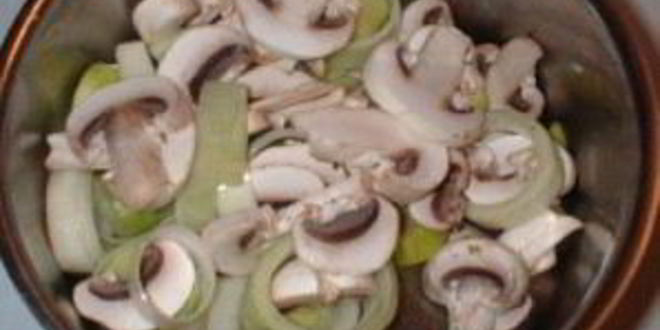 Рецепт весеннего бульона с грибами