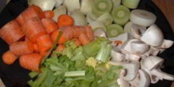 Рецепт весеннего бульона с грибами