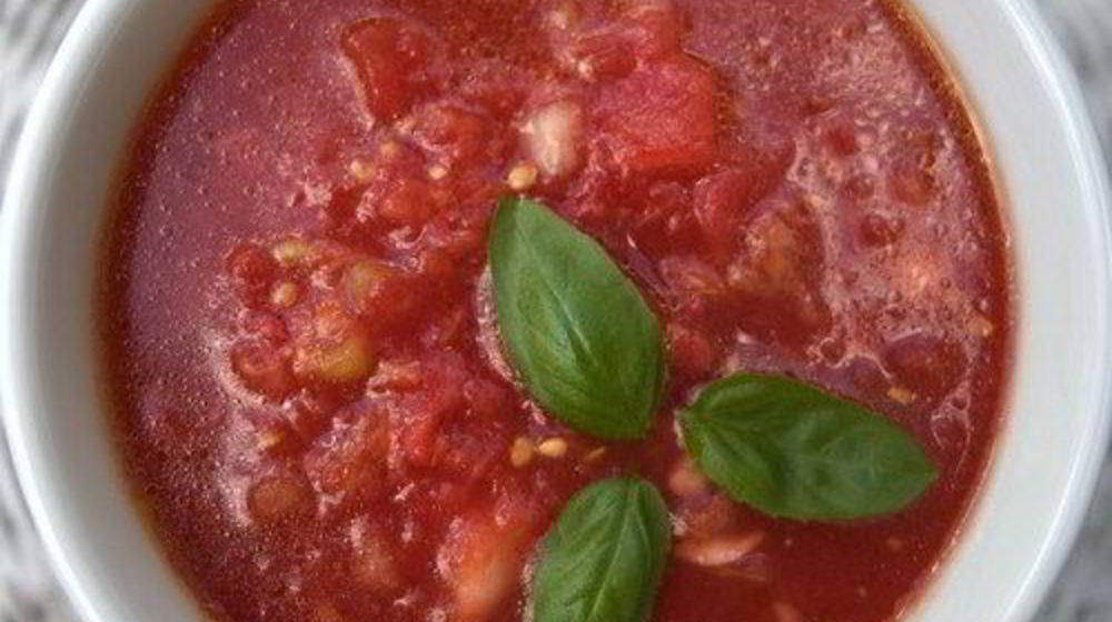 Как приготовить арбузного гаспачо с базиликом