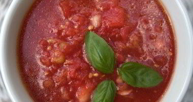 Рецепт Арбузного гаспачо с базиликом