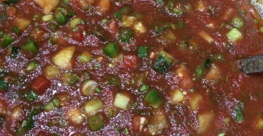 Рецепт гаспачо с кайенским перцем