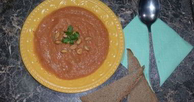 Рецепт Гаспачо с фундуком