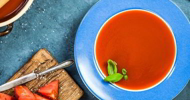 Рецепт Гаспачо с гранатовым соусом