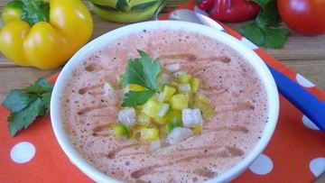 Рецепт Гаспачо сыроедческого