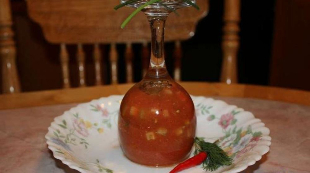 Как приготовить гаспачо томатного