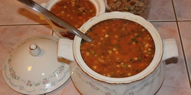 Рецепт гаспачо томатного