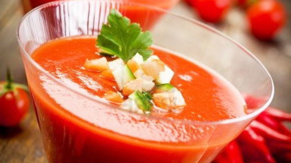 Как приготовить летнего свежего гаспачо