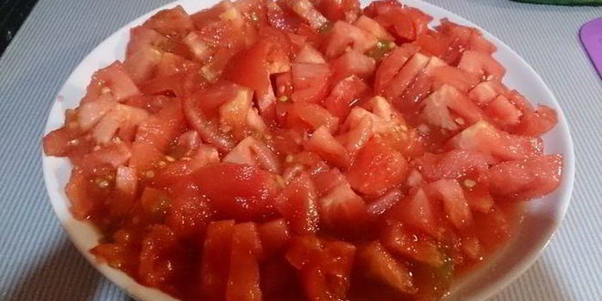Рецепт острого гаспачо с кабачком