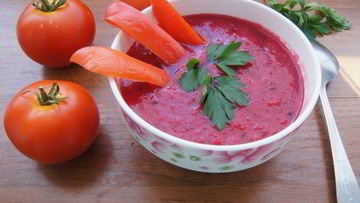 Рецепт Свекольного гаспачо с петрушкой