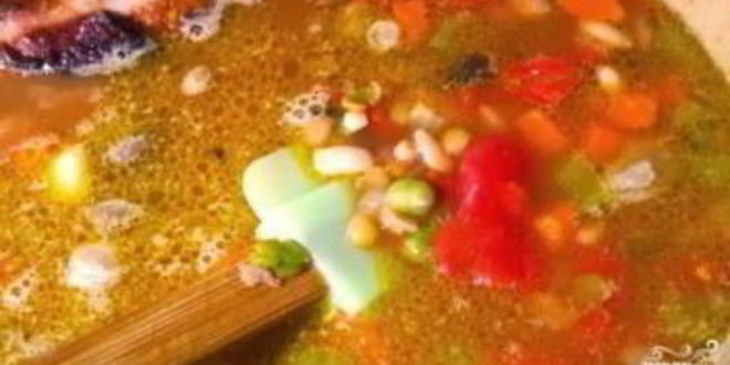 Рецепт горохового супа из свиной рульки