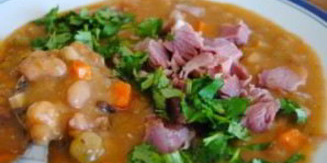 Рецепт горохового супа из свиной рульки
