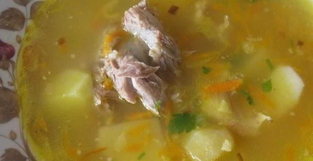 Рецепт гороховый суп с сыром