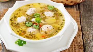 Рецепт Горохового супа с фрикадельками в мультиварке