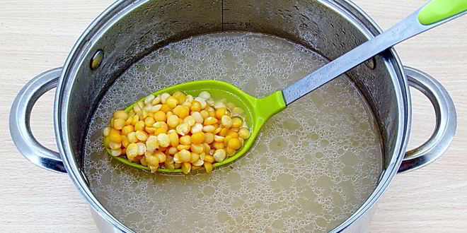 Рецепт горохового супа с грибами