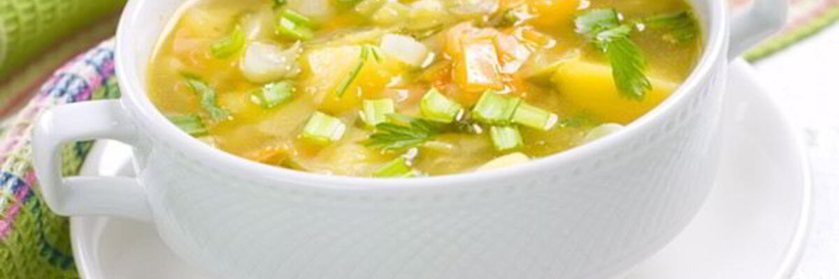Рецепт Горохового супа с картофелем на курином бульоне