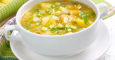 Рецепт Горохового супа с картофелем на курином бульоне