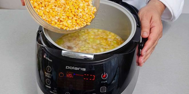 Рецепт горохового супа с копченой курицей в мультиварке