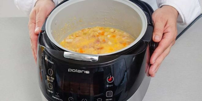 Рецепт горохового супа с копченой курицей в мультиварке