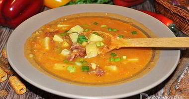 Рецепт Горохового супа с копченостями