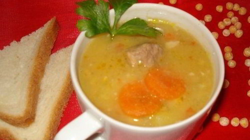 Как приготовить гороховый суп с мясом в мультиварке