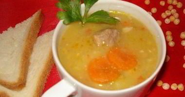 Рецепт Горохового супа с мясом в мультиварке
