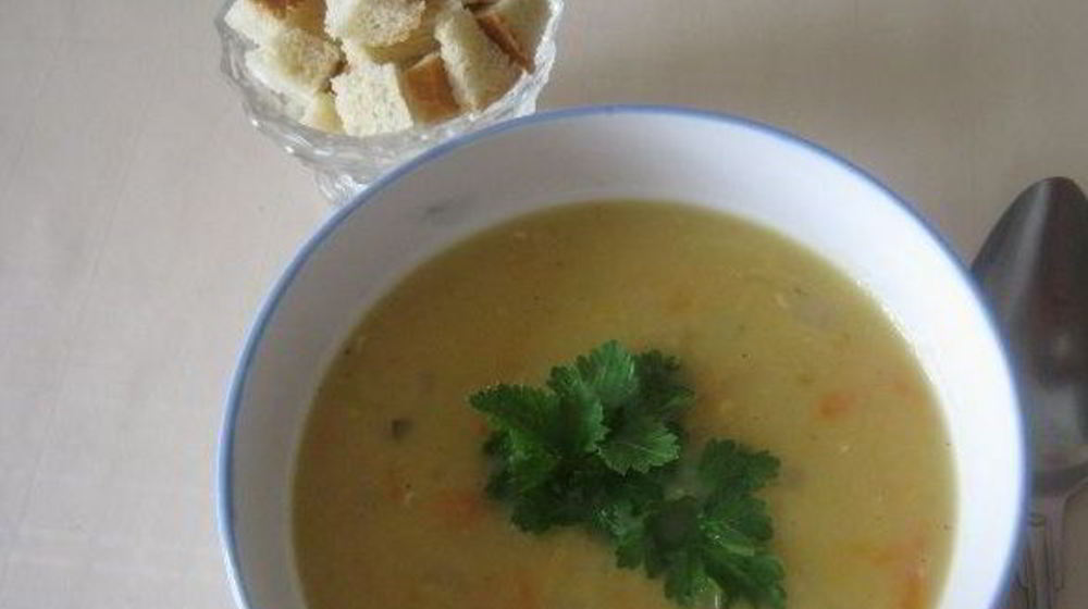 Как приготовить гороховый суп с ребрами