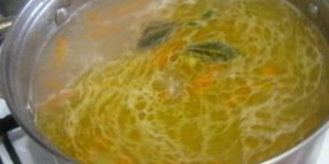 Рецепт горохового супа с ребрами