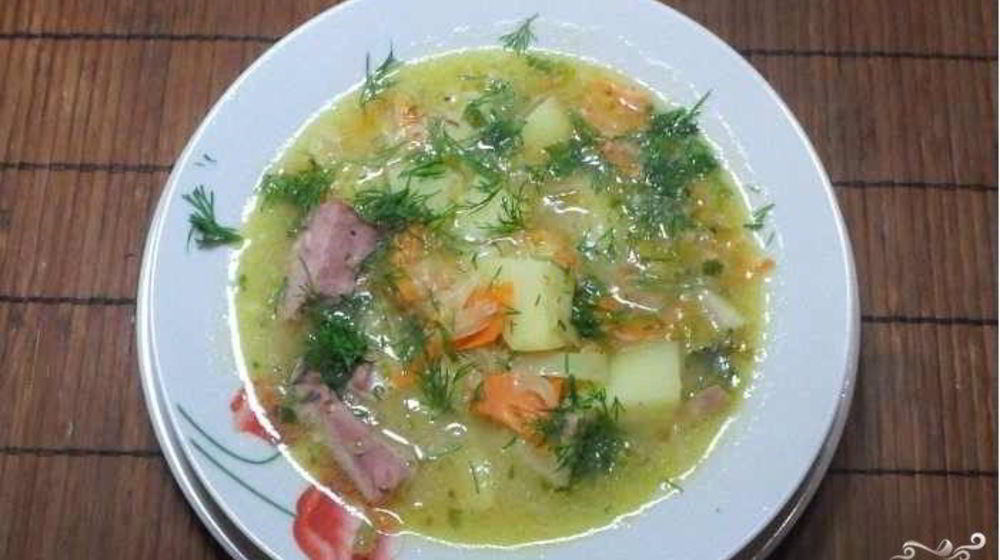 Как приготовить гороховый суп с рулькой
