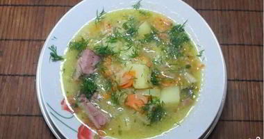 Рецепт Горохового супа с рулькой