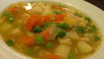 Рецепт Постного горохового супа с сельдереем