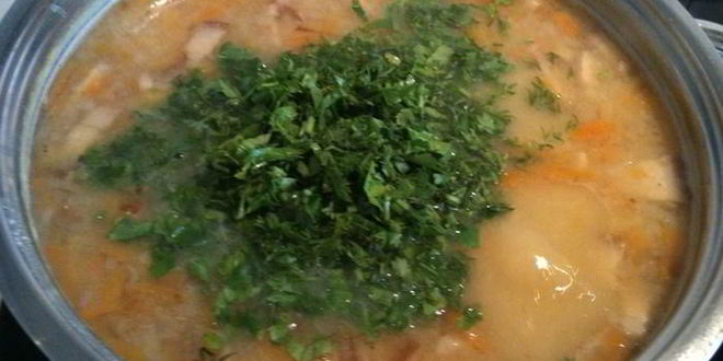 Рецепт просто горохового супчик