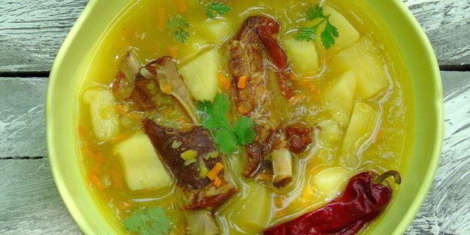 Рецепт пряного горохового супа