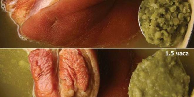 Рецепт супа горохового зеленого