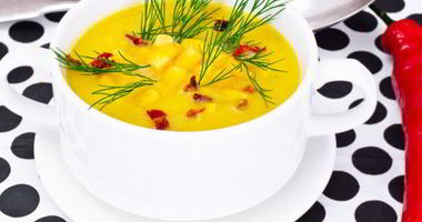 Рецепт Ямайского кукурузно-гороховый острый суп со специями