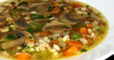 Рецепт Грибного супа с чечевицей