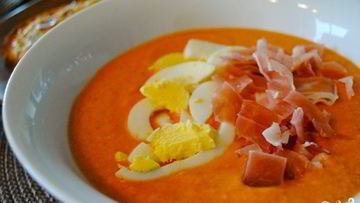 Рецепт Испанского холодного супа Сальморехо