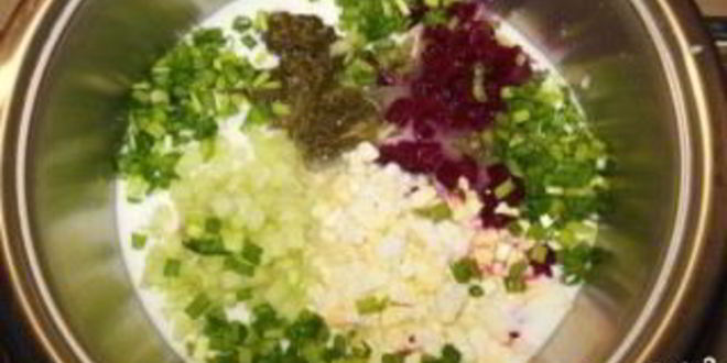 Рецепт холодника на кефире