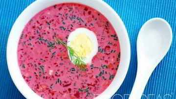 Рецепт Холодника со свеклой на кефире