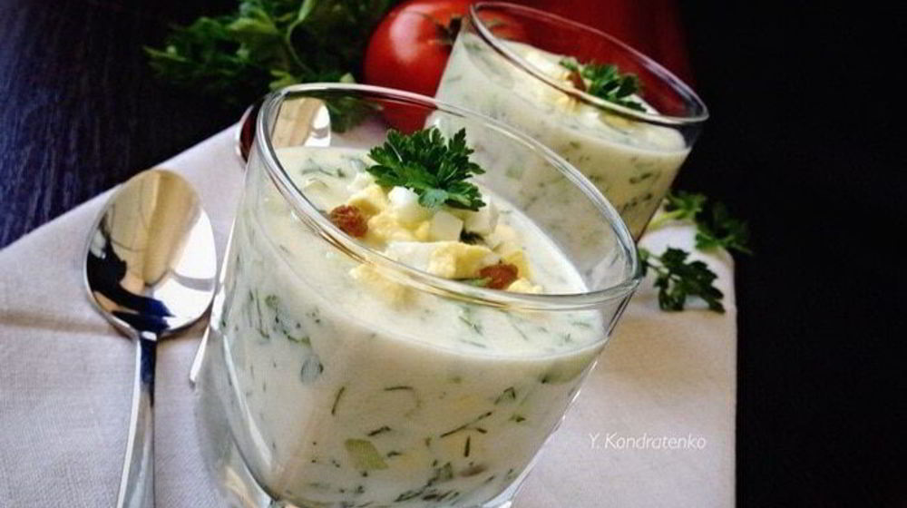 Как приготовить холодный йогуртовый суп