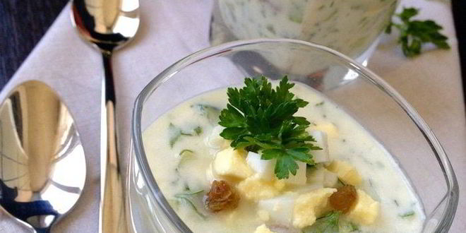 Рецепт холодного йогуртового супа