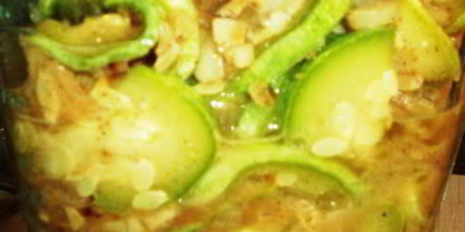 Рецепт холодного кабачково-огуречный суп