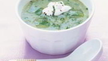 Рецепт Холодного огуречного супа с мятой