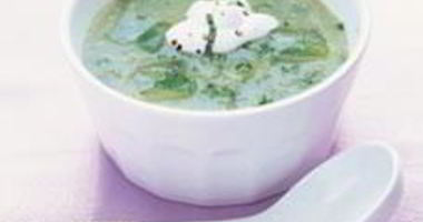 Рецепт Холодного огуречного супа с мятой