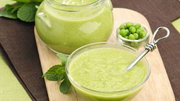 Рецепт Холодного супа из кабачков с мятой