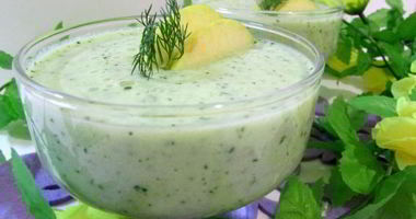 Рецепт Холодного супа-пюре Зеленого микс