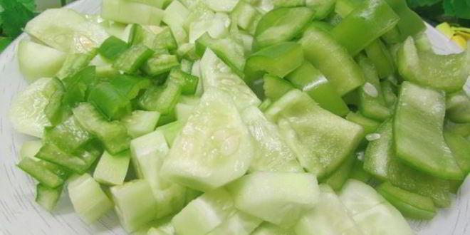 Рецепт холодного супа-пюре зеленого микс