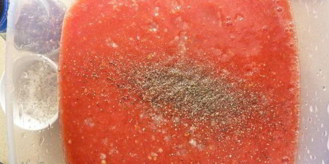 Рецепт холодного томатного супа