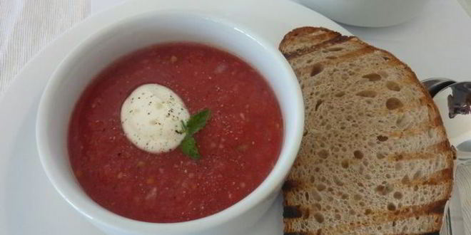 Рецепт холодного томатного супа
