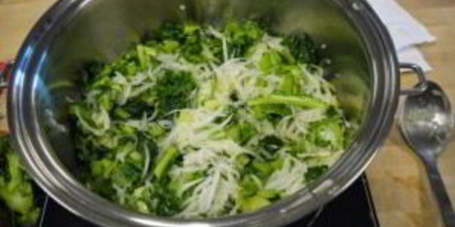 Рецепт крема-супа из брокколи и шпината