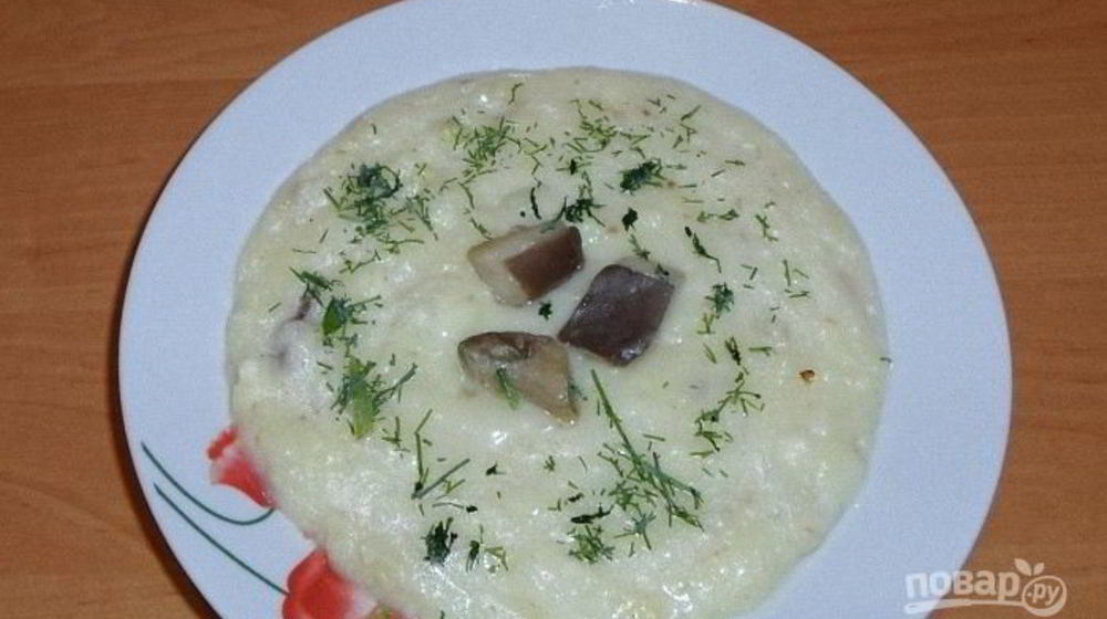 Как приготовить крем-суп из сушеных грибов